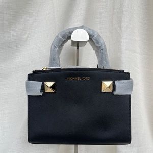 NWT Michael Kors Stud handbag Karla small black